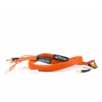 2S Charge Lead Cable w/4mm & 5mm Bullet Connector (2') | ORANGE