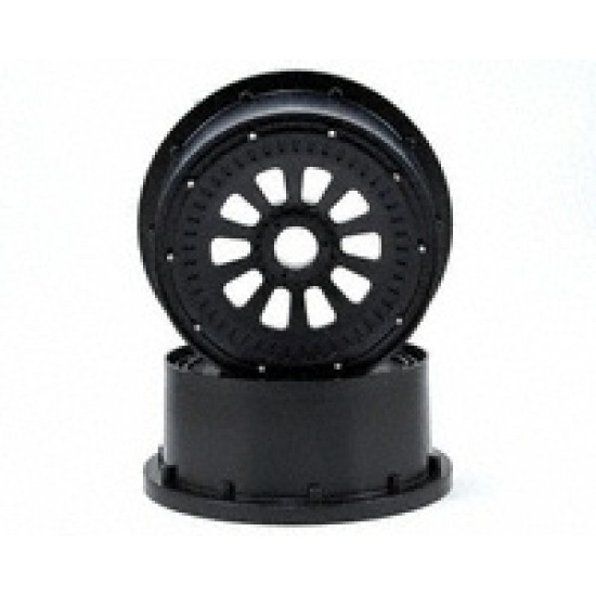Losi 5IVE-T Wheel Set w/Beadlocks (2) (Black)
