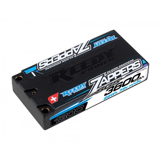Reedy Zappers HV SG5 2S Low Profile Shorty 130C LiPo Battery (7.6V/3600mAh) w/5mm Bullets