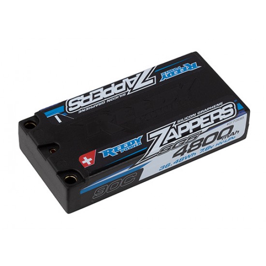 Reedy Zappers HV SG5 2S Shorty 90C LiPo Battery (7.6V/4800mAh) w/5mm Bullets