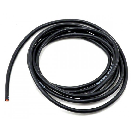TQ Wire 16awg Silicone cable (Black) (3')