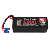 Batterie LiPo à boîtier rigide Dynamite Reaction 4S 50C avec EC5 (14.8V / 5000mAh)