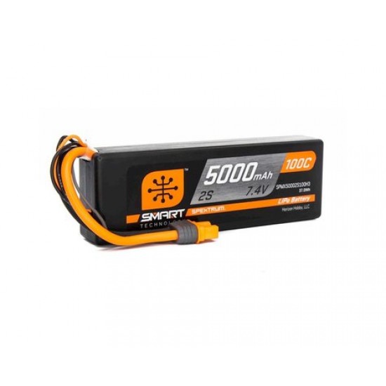 Spektrum RC 2S Smart LiPo Hard Case 100C Batterie Pack (7.4V/5000mAh)