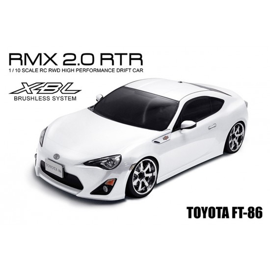 MST RMX 2.0 1/10 2WD Brushless RTR Drift Car w/Toyota FT-86 Body (Blanc)