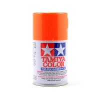 Tamiya PS-24 Fluorescent Orange Lexan Spray Paint (3 oz)